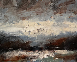 Original art for sale at UGallery.com | Seduction of a Storm by Ronda Waiksnis | $1,950 | oil painting | 30' h x 36' w | photo 4