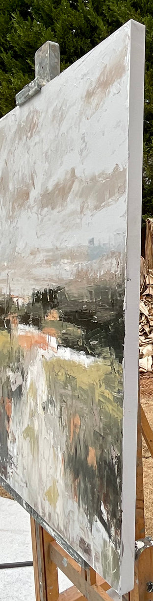 Original art for sale at UGallery.com | Spring Path on Ebenezer by Ronda Waiksnis | $2,750 | oil painting | 48' h x 36' w | photo 2