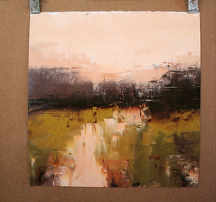 Original art for sale at UGallery.com | Warm Tones on Flatcreek by Ronda Waiksnis | $675 | oil painting | 19.75' h x 19.25' w | photo 2