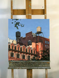 Original art for sale at UGallery.com | Rooftops from Madison Square Park by Nick Savides | $2,850 | oil painting | 24' h x 24' w | thumbnail 3