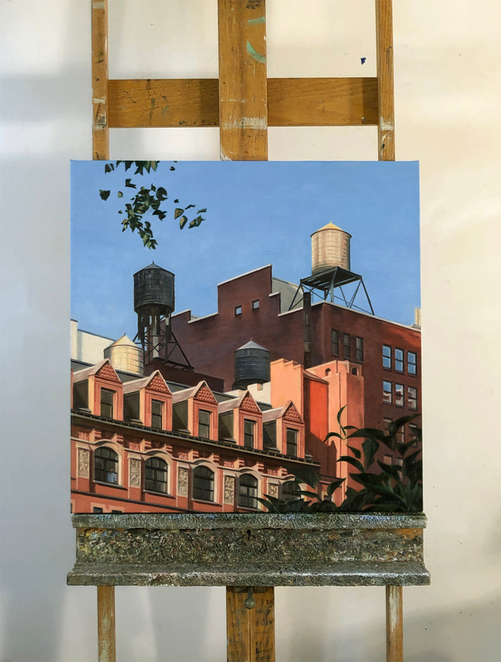 Rooftops from Madison Square Park by Nick Savides |  Context View of Artwork 