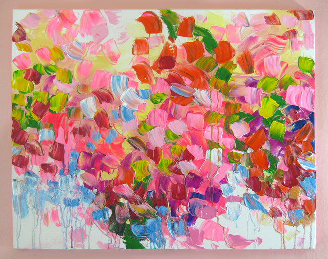 Rose Petals by Natasha Tayles |  Context View of Artwork 