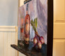 Original art for sale at UGallery.com | Rose' and Onions by Jonelle Summerfield | $450 | oil painting | 12' h x 12' w | thumbnail 2