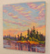 Original art for sale at UGallery.com | Rose Sunset by Karen E Lewis | $3,000 | oil painting | 36' h x 36' w | thumbnail 2