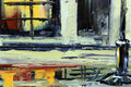 Original art for sale at UGallery.com | Rouge et Jaune by Lisa Elley | $300 | oil painting | 10' h x 8' w | thumbnail 4