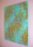 Original art for sale at UGallery.com | Rust by Natasha Tayles | $800 | acrylic painting | 28' h x 22' w | thumbnail 2