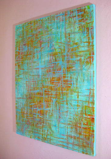 Rust by Natasha Tayles |  Side View of Artwork 