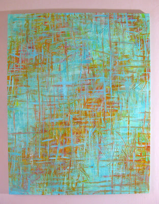 Original art for sale at UGallery.com | Rust by Natasha Tayles | $800 | acrylic painting | 28' h x 22' w | photo 3