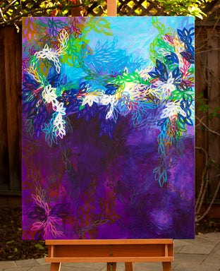 Original art for sale at UGallery.com | Dream Away by Ruth-Anne Siegel | $2,175 | acrylic painting | 40' h x 30' w | photo 3