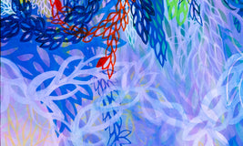 Original art for sale at UGallery.com | Especially on a Saturday by Ruth-Anne Siegel | $8,200 | acrylic painting | 48' h x 72' w | thumbnail 4