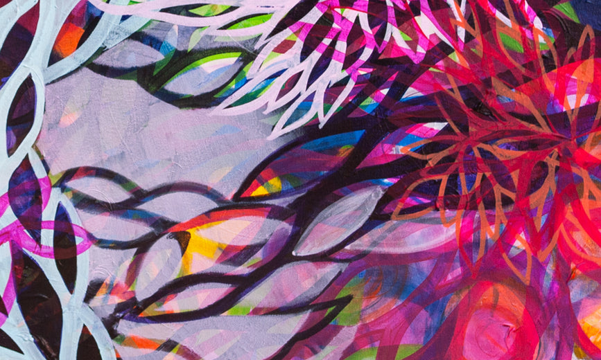 Keep Your Dancing Shoes On by Ruth-Anne Siegel |   Closeup View of Artwork 