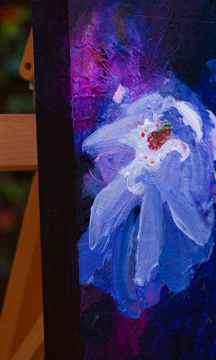 The Ghost Lingers 8 by Ruth-Anne Siegel |  Side View of Artwork 