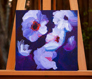 Original art for sale at UGallery.com | The Ghost Lingers 9 by Ruth-Anne Siegel | $275 | acrylic painting | 12' h x 12' w | thumbnail 3