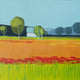 Original art for sale at UGallery.com | Field of Flowers by Ruth LaGue | $475 | acrylic painting | 12' h x 12' w | thumbnail 1