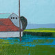 Original art for sale at UGallery.com | On the Wire by Ruth LaGue | $475 | acrylic painting | 12' h x 12' w | thumbnail 4