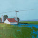Original art for sale at UGallery.com | On the Wire by Ruth LaGue | $475 | acrylic painting | 12' h x 12' w | thumbnail 1