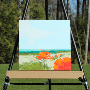 Original art for sale at UGallery.com | Poppies by Ruth LaGue | $600 | acrylic painting | 12' h x 12' w | photo 3