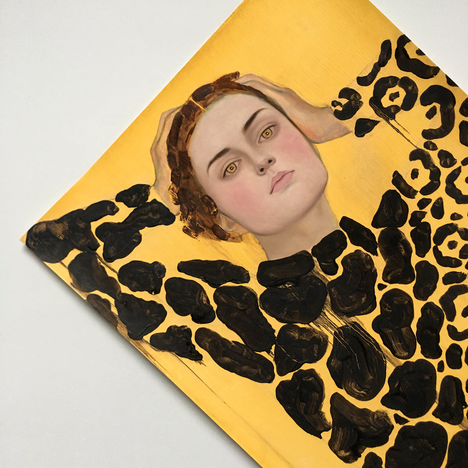 Siren II by Ryan Pickart |  Side View of Artwork 