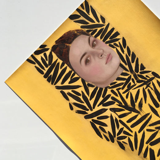 Siren III by Ryan Pickart |  Side View of Artwork 