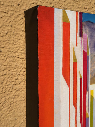 Saguaro Hotel, Palm Springs by Mandy Main |  Side View of Artwork 