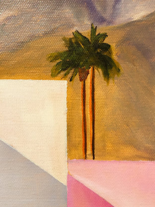 Original art for sale at UGallery.com | Saguaro Hotel, Palm Springs by Mandy Main | $450 | oil painting | 12' h x 12' w | photo 4