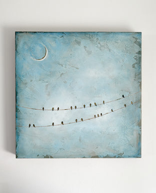 Birds in the Sky Blue by Sally Adams |  Context View of Artwork 