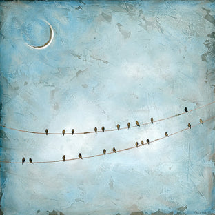 Birds in the Sky Blue by Sally Adams |  Artwork Main Image 