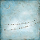 Original art for sale at UGallery.com | Birds in the Sky Blue by Sally Adams | $2,150 | acrylic painting | 28' h x 28' w | thumbnail 1