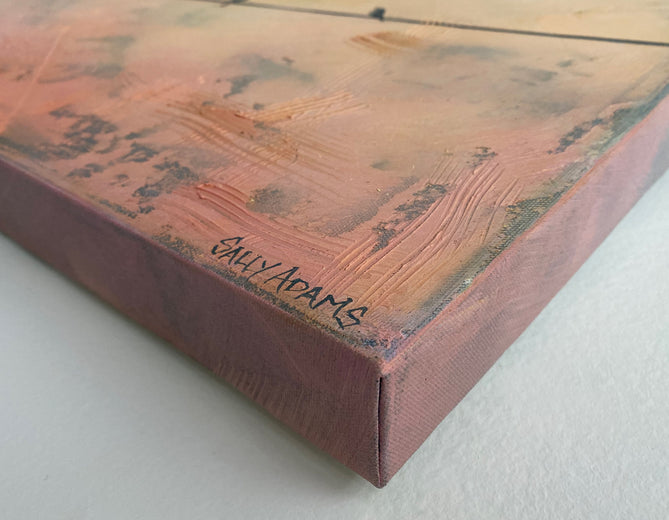 Daybreak by Sally Adams |  Side View of Artwork 