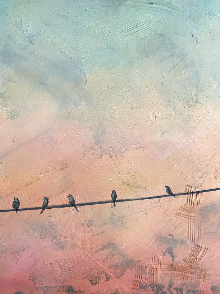 Daybreak by Sally Adams |  Closeup View of Artwork 