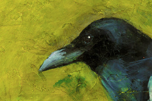 Raven by Sally Adams |   Closeup View of Artwork 
