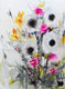Original art for sale at UGallery.com | Dark Blooms IV by Karin Johannesson | $350 | watercolor painting | 14' h x 11' w | thumbnail 1