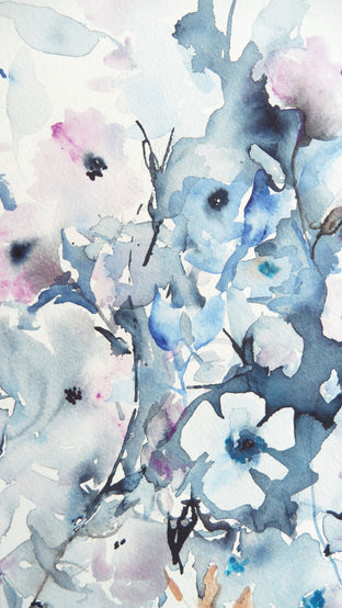 Winter Blooms by Karin Johannesson |   Closeup View of Artwork 