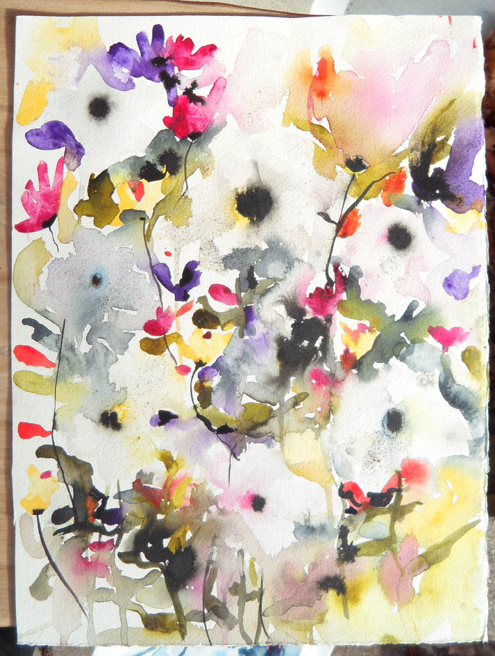 Dark Blooms VII by Karin Johannesson |  Context View of Artwork 