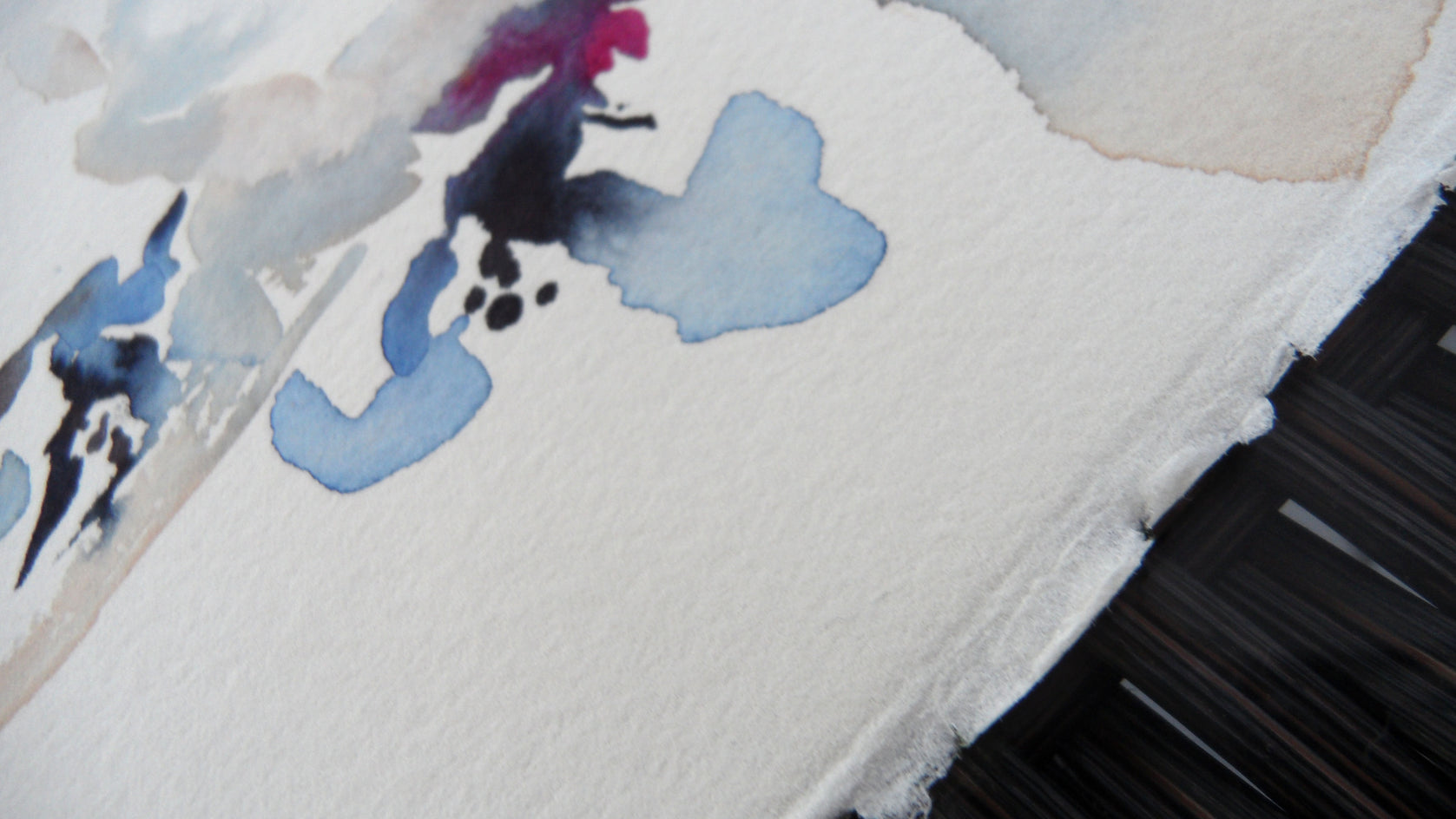 Winter Scene I by Karin Johannesson |  Side View of Artwork 