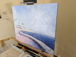 Ensenada, Mexico on a Beautiful Hot Summer Day by Samuel Pretorius |  Side View of Artwork 