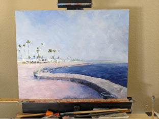 Original art for sale at UGallery.com | Ensenada, Mexico on a Beautiful Hot Summer Day by Samuel Pretorius | $800 | acrylic painting | 16' h x 20' w | photo 3