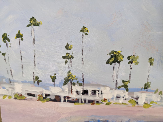 Ensenada, Mexico on a Beautiful Hot Summer Day by Samuel Pretorius |   Closeup View of Artwork 