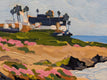 Original art for sale at UGallery.com | La Jolla Ocean View Walk by Samuel Pretorius | $1,100 | acrylic painting | 24' h x 36' w | thumbnail 4