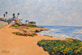 Original art for sale at UGallery.com | La Jolla Ocean View Walk by Samuel Pretorius | $1,100 | acrylic painting | 24' h x 36' w | thumbnail 1