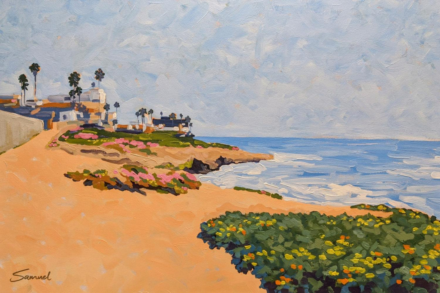 La Jolla Ocean View Walk by Samuel Pretorius |  Artwork Main Image 