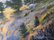 Original art for sale at UGallery.com | Pine Covered Cliffs Along Highway 1 by Samuel Pretorius | $325 | acrylic painting | 11' h x 14' w | thumbnail 4