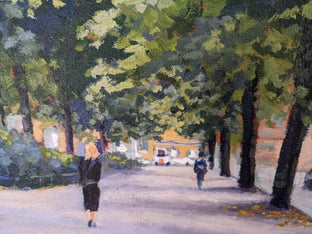 Quiet Walk in the Park on a Tuesday in Stockholm by Samuel Pretorius |   Closeup View of Artwork 