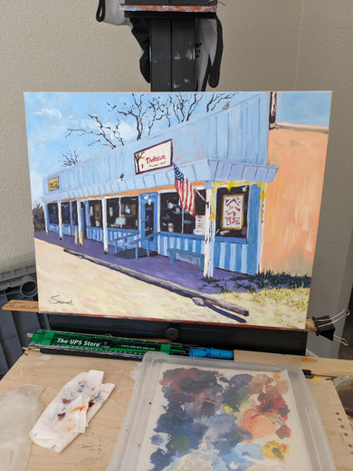 Thriftstore in Anza by Samuel Pretorius |  Context View of Artwork 