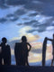 Original art for sale at UGallery.com | Sand Sledders by Jesse Aldana | $575 | oil painting | 16' h x 20' w | thumbnail 1