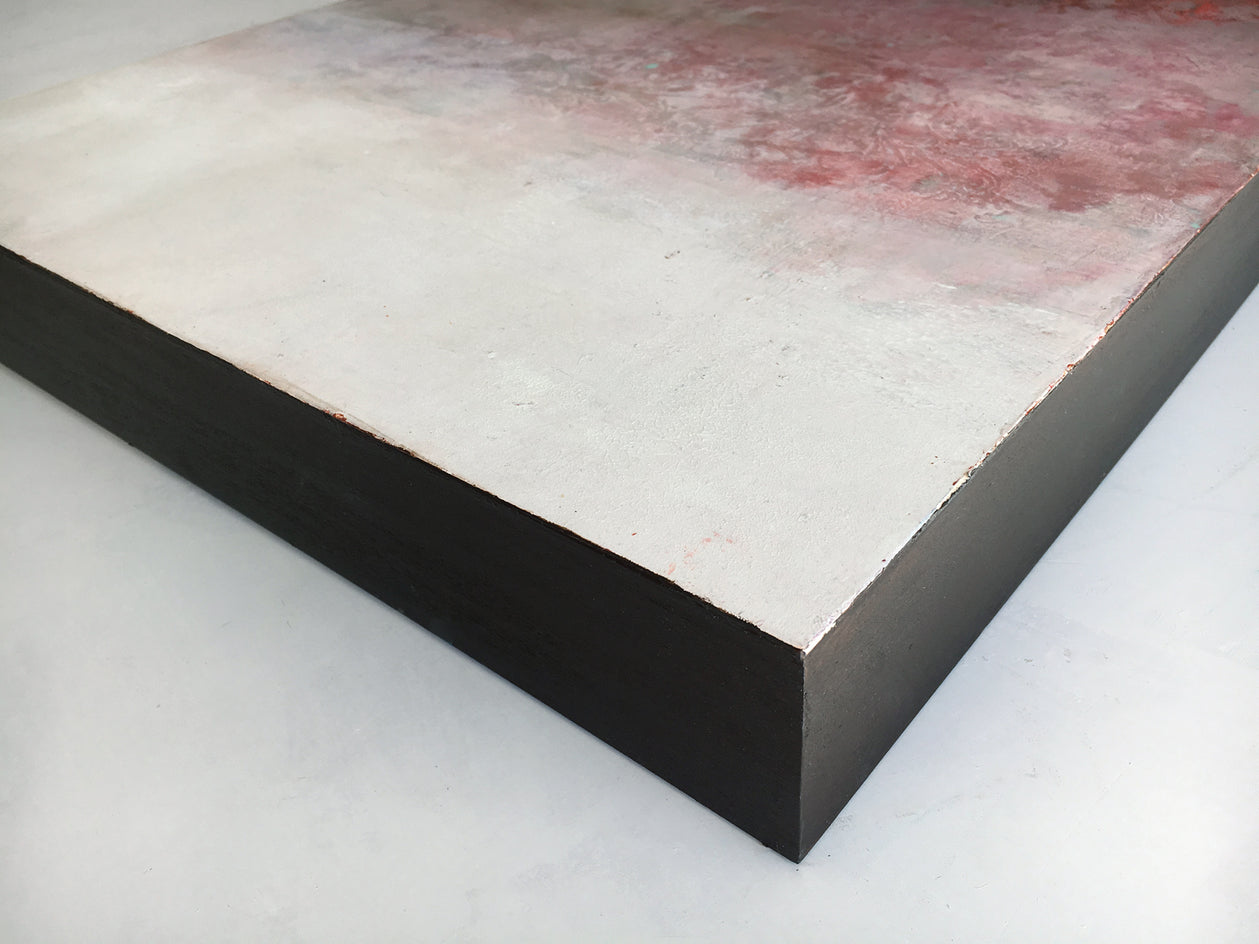 Sandstone and Snow by Agata Kijanka |  Side View of Artwork 