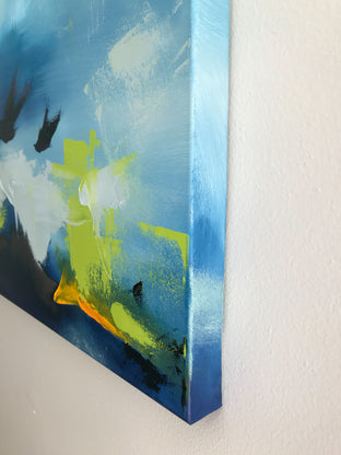 Blue Black Point by Sarah Parsons |  Side View of Artwork 