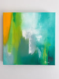 Original art for sale at UGallery.com | Green Refresh by Sarah Parsons | $375 | oil painting | 12' h x 12' w | thumbnail 3
