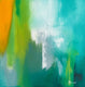 Original art for sale at UGallery.com | Green Refresh by Sarah Parsons | $375 | oil painting | 12' h x 12' w | thumbnail 1