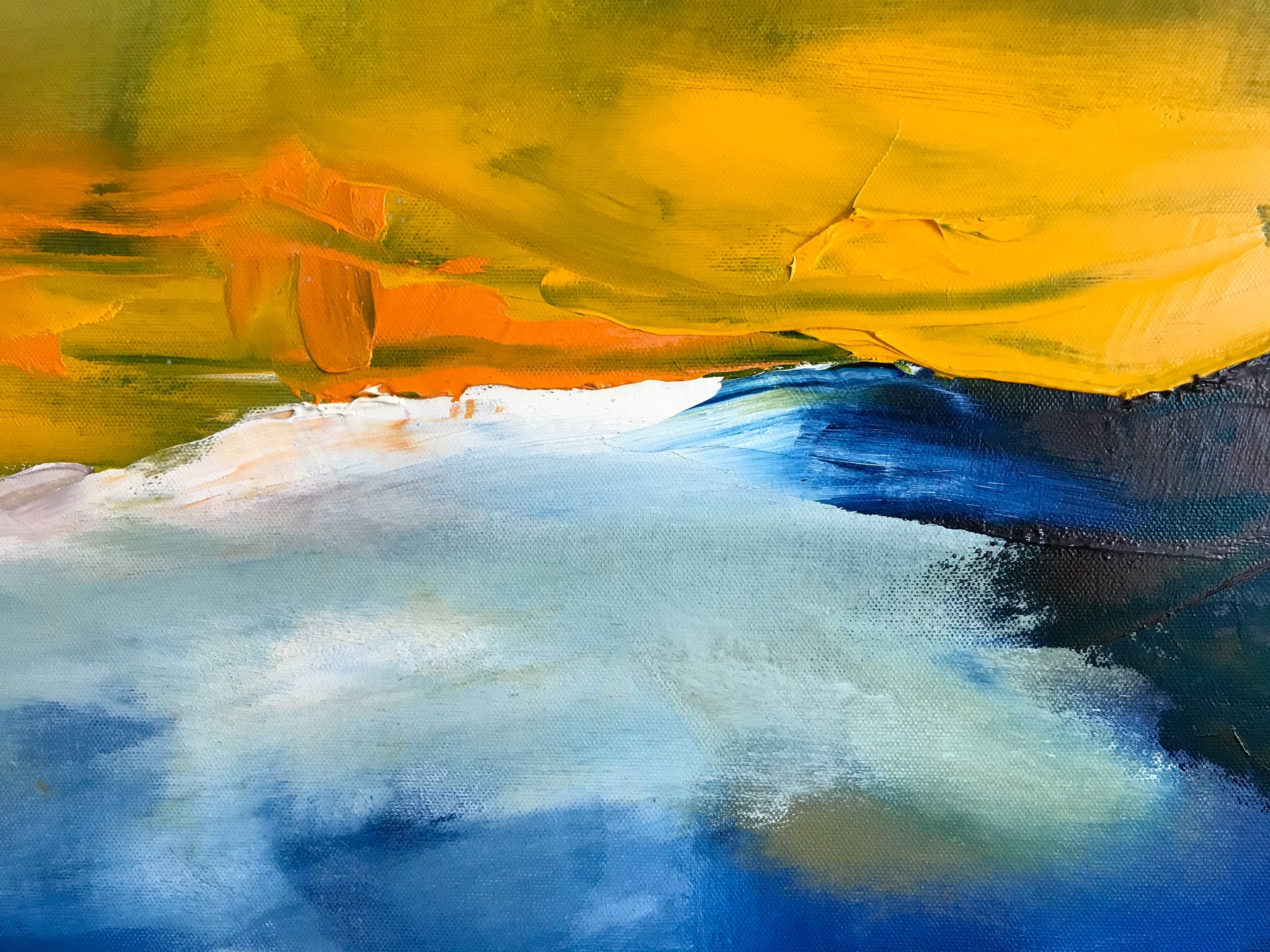 Resilience in the Wait by Sarah Parsons - oil painting | UGallery